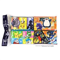 ポケットモンスター 水に流せるポケットティッシュ 16枚×12個パック ハヤシ商事(8W12P)