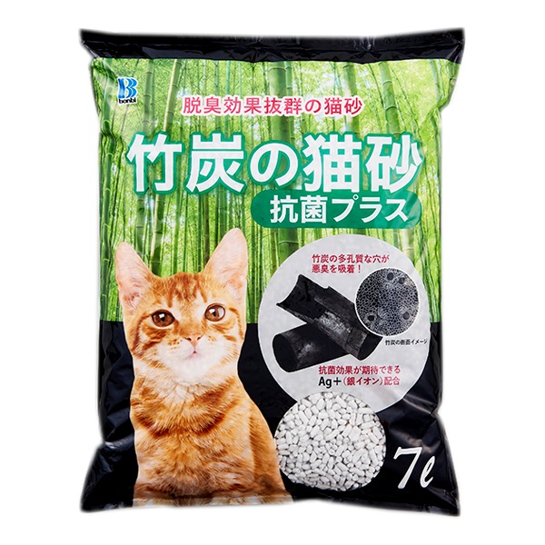 サトケン様　猫草　20㌔プラス増量★ 竹炭の猫砂 抗菌プラス 7L ボンビアルコン | イオンスタイルオンライン