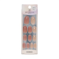 デコラティブネイル ワンタッチジェルネイルチップ ラメグラデーション 24枚 デコラティブネイル DECORATIVE NAIL 粧美堂(24枚)