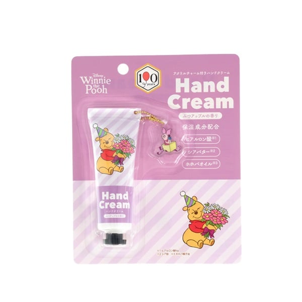 くまのプーさん　アクリルチャーム付き　ハンドクリーム 粧美堂(みつアップル)