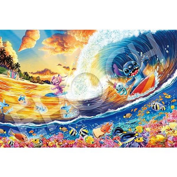 ディズニー Stitch －Sunset Surfing－ 1000ピース (完成サイズ:75