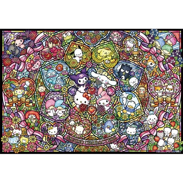 サンリオ 300サンリオ ステンドグラス 300ピース (完成サイズ:26×38cm