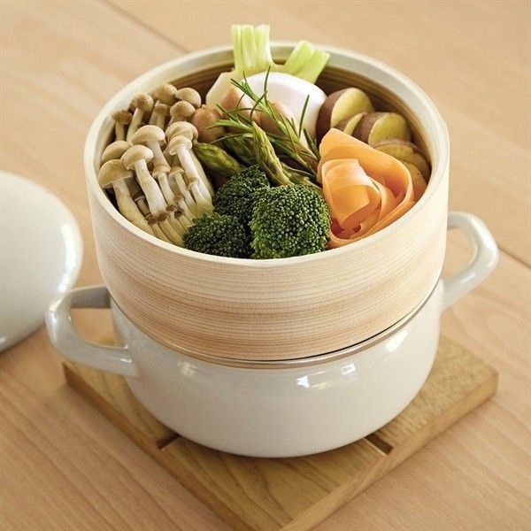 富士ホーロー せいろ付きホーロー鍋 18cm | イオンスタイルオンライン