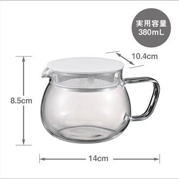 HARIO　ティーポット　茶乃丸(ホワイト)