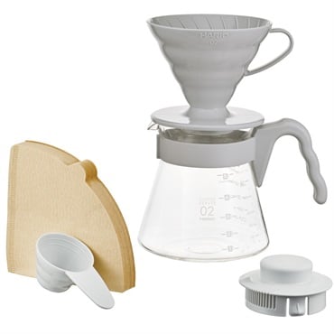 HARIO　V60コーヒーサーバー02(ピュアグレー)