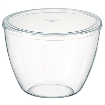 HARIO　ボウルップ 耐熱ガラス保存ボウル 深型 クリア(1600ml)