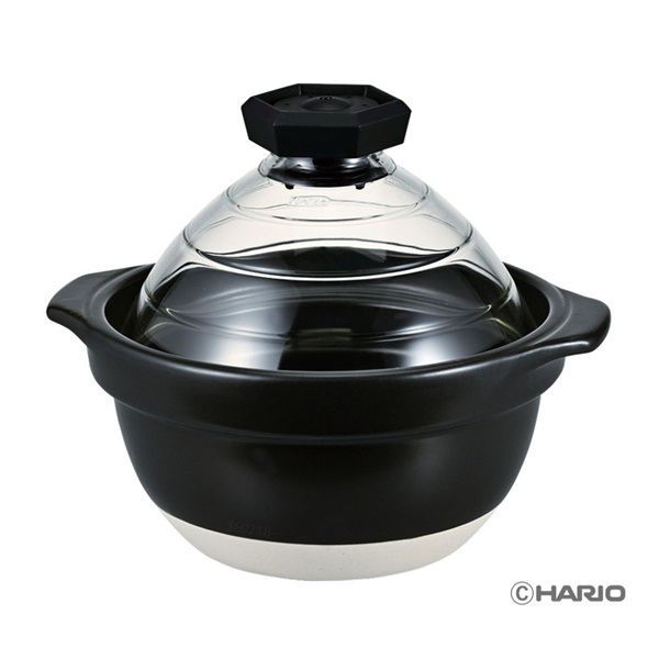 HARIO　フタがガラスのご飯釜(2～3合)