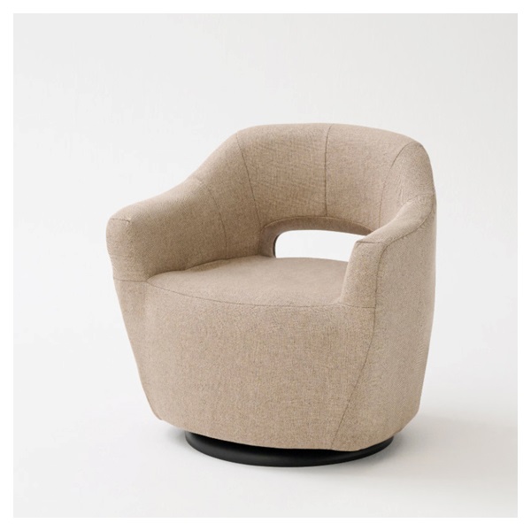 軽すぎる万能イス カルラ(ベージュ-回転タイプ)