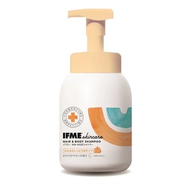IFME イフミー かみ・からだシャンプー ふわふわしっとり泡タイプ さわやかサボンの香り 400ml