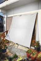 ギラツキがない遮光遮熱メッシュタープ(180×180cm)