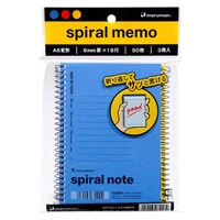 A6 スパイラルノート 6mm横罫3冊P | イオンスタイルオンライン 衣料品