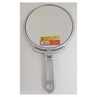 処分しました  拡大鏡付き手鏡 拡大鏡付き ハンドミラー シルバー 1個 メリー | イオンスタイル