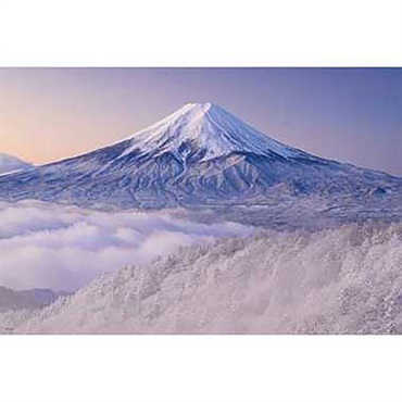 日本風景 雪景色の三ツ峠 1000ピース (完成サイズ:75×50cm)  4979817134535