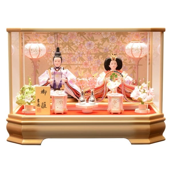 吉德 親王ケース飾り「花かすみ」322504 4979866257162 ひな人形 雛人形(4979866257162)