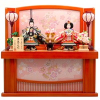 寿慶 親王収納飾り「月夜桜」 4944358078204 ひな人形 雛人形 | イオン