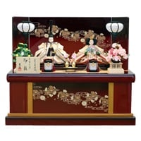 吉德 親王収納飾り「花あかね」605937 4979866363030 ひな人形 雛人形(4979866363030)