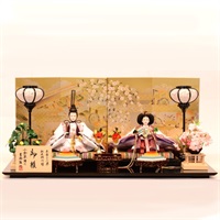 吉德 親王平飾り「小倉草園作 春宴」 605913 4979866384905 ひな人形