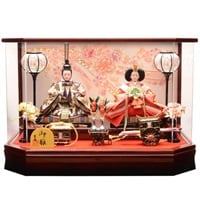 吉徳 親王ケース飾り「熨斗目に牡丹桜(のしめにぼたんざくら)」 322024 4979866456596 ひな人形 雛人形(4979866456596)