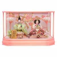 吉徳 親王ケース飾り「花りぼん」322548 4979866843631 ひな人形 雛人形(4979866843631)