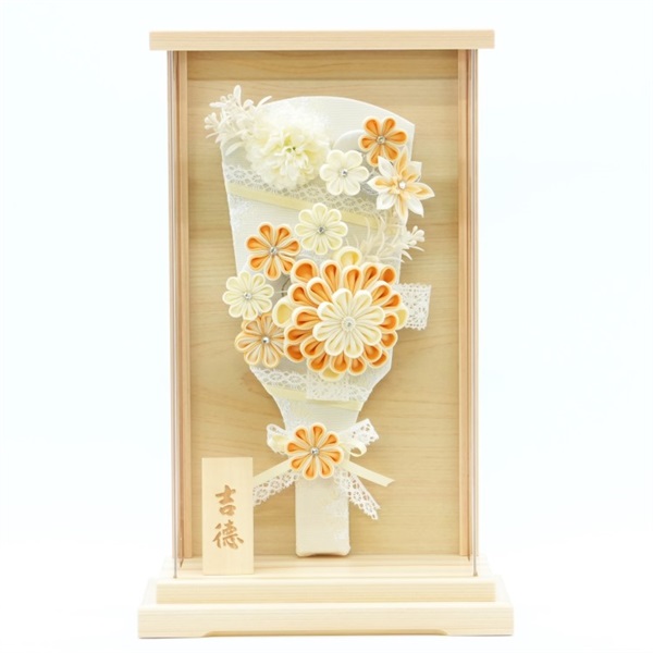 吉德 つまみ羽子板 髪飾り付き「ほがらか」245046 4979866864926