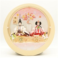 吉德 親王ケース飾り「花扇まどか」322563 4979866870460 ひな人形