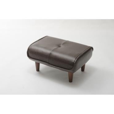 オットマン(ダークブラウン-幅59×奥行49×高さ31cm)