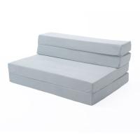 ソファマットレス(ブルー-幅100×奥行73-200×高さ10-41cm)