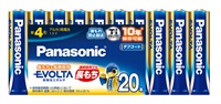 パナソニック　エボルタ　アルカリ乾電池　２０P(単４形)