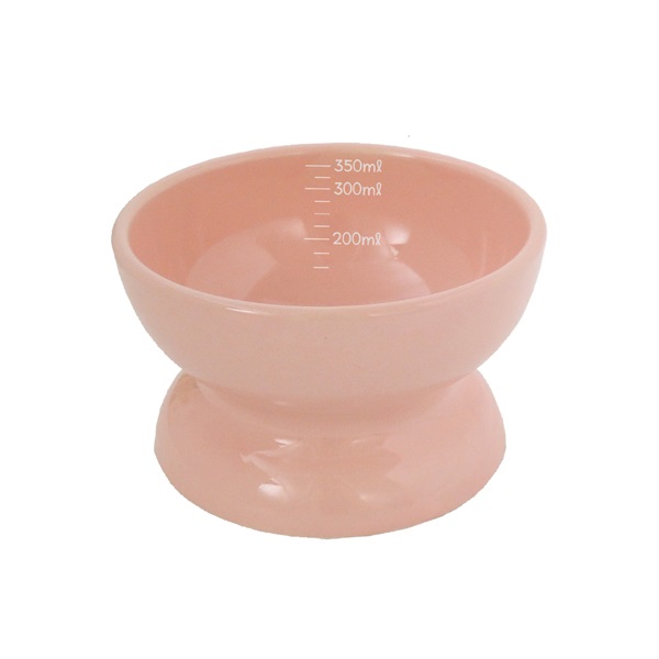 瀬戸焼 にゃん楽食器 水のみ ミルキーピンク 1個 ペッツルート(1個)