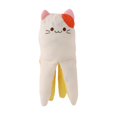パリパリくるりんにゃんぐるみ ねこバナナ 1個 ペッツルート