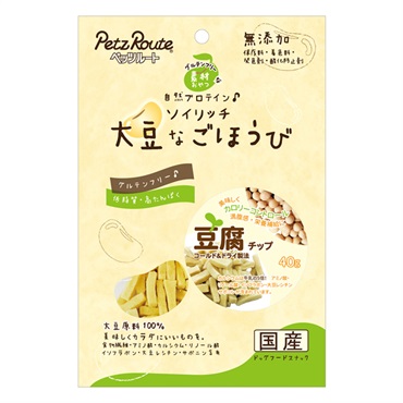 大豆なごほうび 豆腐チップ 40g ペッツルート