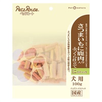 さつまいもに鹿肉入り ミニスティック 100g ペッツルート(100g)