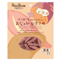素材メモ さつまいも入り おじゃがなささみ お徳用 80g ペッツルート(80g)