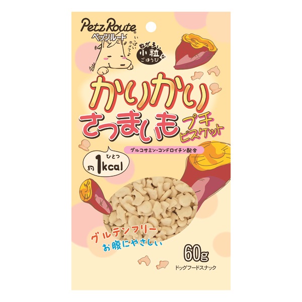 かりかりさつまいも プチビスケット 60g ペッツルート(60g)