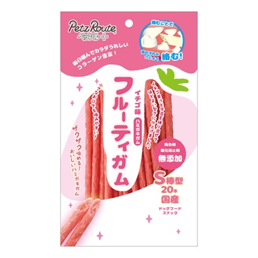 フルーティガム イチゴ S棒型 20本 ペッツルート