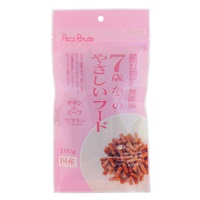 7歳からのやさしいフード チキン＆ビーフ 100g ペッツルート(100g)