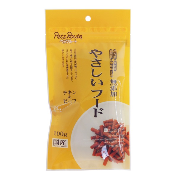 やさしいフード チキン＆ビーフ 100g ペッツルート(100g)
