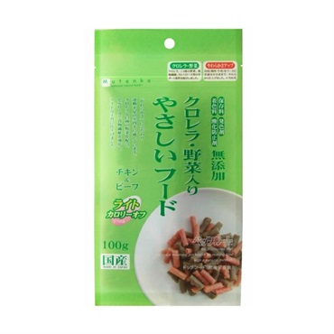 クロレラ・野菜入り やさしいフード ライト チキン＆ビーフ 100g ペッツルート