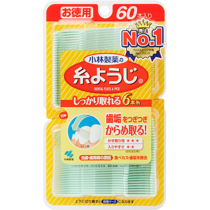 糸ようじ 60本 糸ようじ 小林製薬(60本)