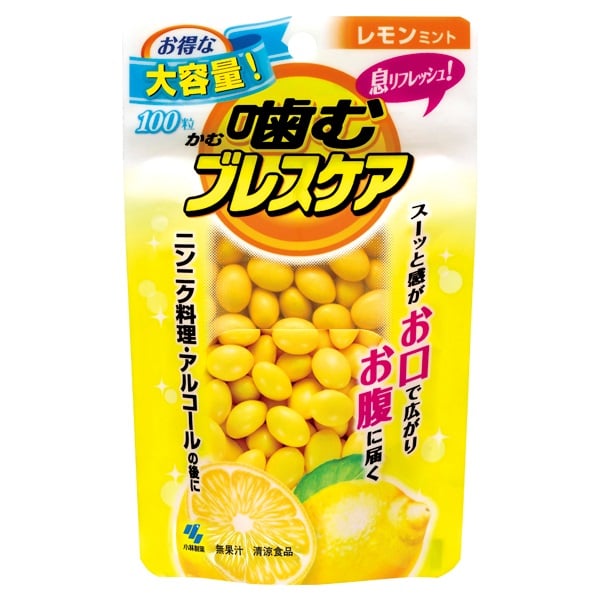 噛むブレスケア パウチ レモンミント 100粒 小林製薬(100粒)