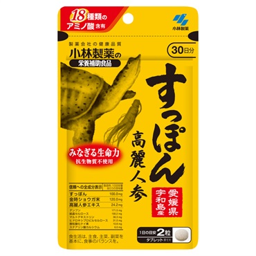 小林製薬の栄養補助食品 すっぽん高麗人参 60粒 小林製薬
