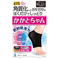 かかとちゃん ML ブラック 1足 かかとちゃん 小林製薬(1足)
