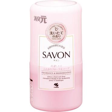 消臭元 SAVON 洗濯したてふんわりフローラルソープ 400ml 消臭元 小林製薬