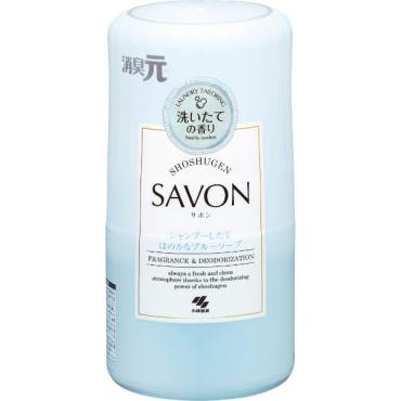 消臭元 SAVON シャンプーしたてほのかなブルーソープ 400ml 消臭元 小林製薬