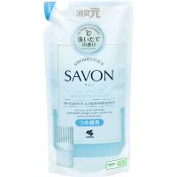 消臭元 SAVON つめ替用 シャンプーしたてほのかなブルーソープ 400ml 消臭元 小林製薬(4987072087565)