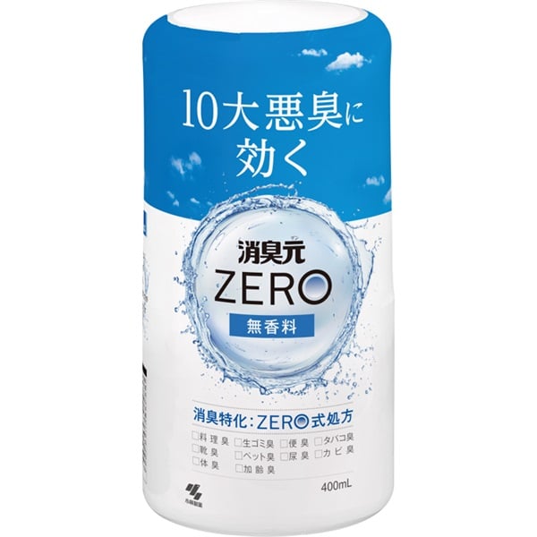 消臭元 ZERO 無香料 400ml 消臭元 小林製薬(400ml)