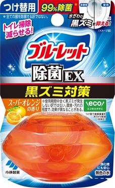 液体ブルーレットおくだけ 除菌 EX つけ替用 67ml ブルーレット BLUELET 小林製薬(スーパーオレンジ)