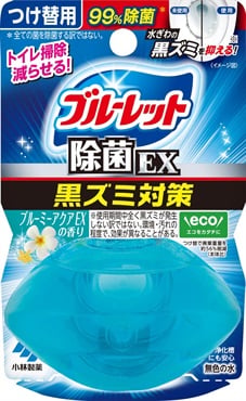 液体ブルーレットおくだけ 除菌 EX つけ替用 67ml ブルーレット BLUELET 小林製薬(ブルーミーアクアＥＸの香り)