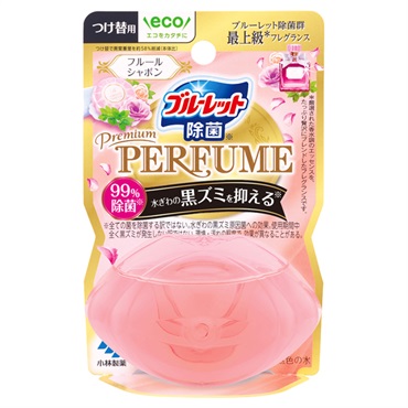 液体 ブルーレット 除菌 プレミアムパフューム フルールシャボン つけ替用 67ml BLUELET 小林製薬