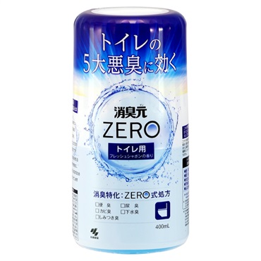 消臭元ZERO トイレ用 フレッシュシャボンの香り 400ml 小林製薬